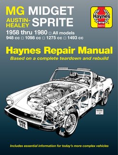 Couverture_Mg Midget & Austin-healy Sprite 1958 Thru 1980) All Models Haynes Repair Manual