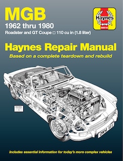 Front cover_MGB Roadster & GT Coupe 1962 thru 1980 Haynes Repair Manual