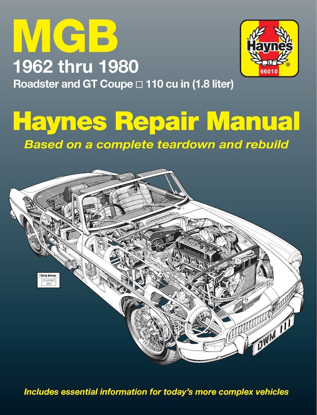 Front cover_MGB Roadster & GT Coupe 1962 thru 1980 Haynes Repair Manual