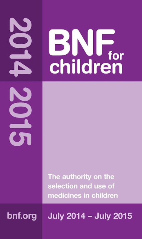 Bnf For Children (bnfc) 2014-2015