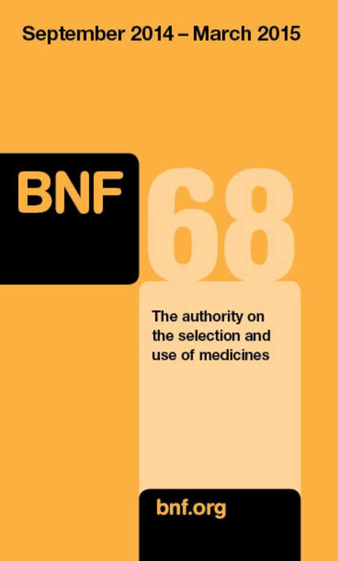 Couverture_British National Formulary (bnf) 68