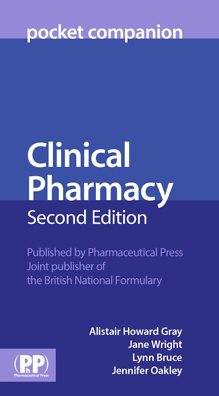 Couverture_Clinical Pharmacy Pocket Companion