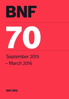 Front cover_Bnf 70 (british National Formulary September 2015-march 2016)