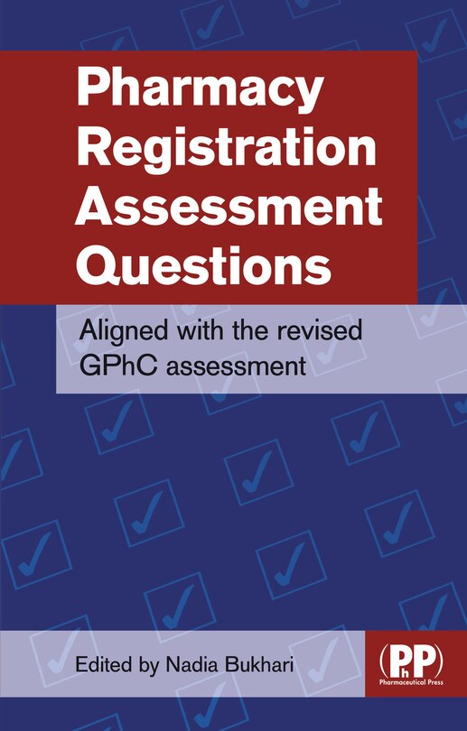 Front cover_Pharmacy Registration Assessment Questions
