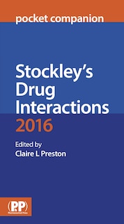 Couverture_Stockley's Drug Interactions Pocket Companion 2016