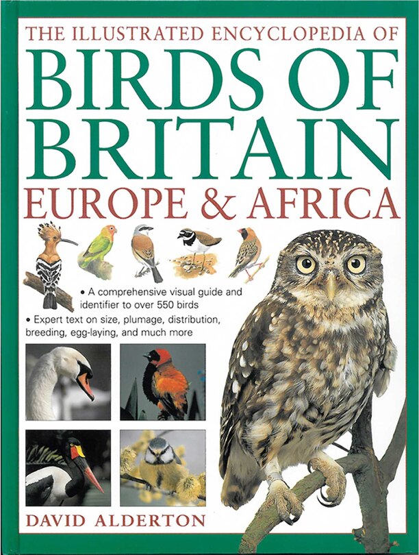 Front cover_The Illustrated Encyclopedia of Birds of Britain, Europe & Africa