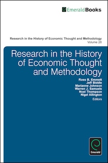 Front cover_Research in the History of Economic Thought and Methodology