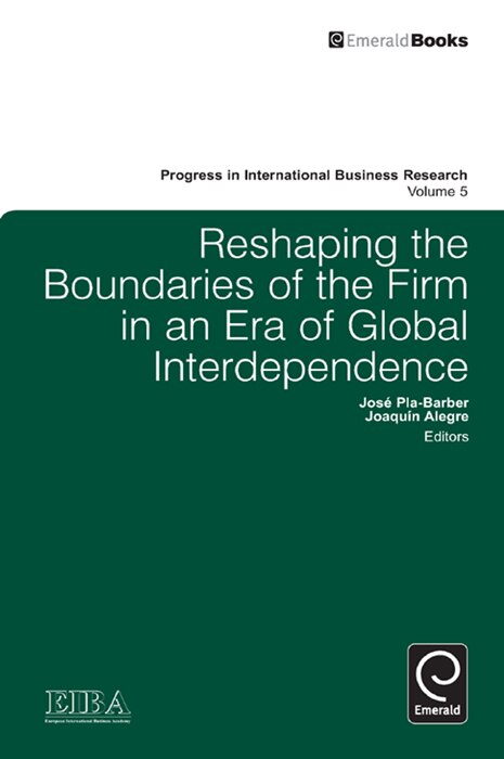 Front cover_Reshaping the Boundaries of the Firm in an Era of Global Interdependence