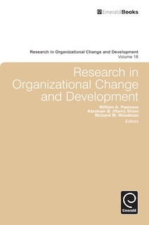 Front cover_Research in Organizational Change and Development