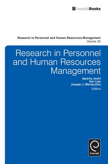 Front cover_Research in Personnel and Human Resources Management
