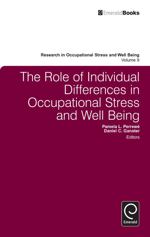 Front cover_The Role of Individual Differences in Occupational Stress and Well Being