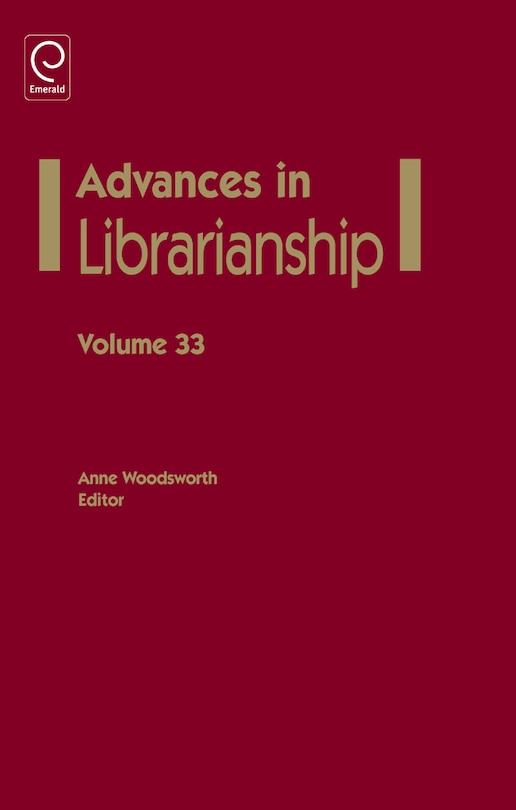 Front cover_Advances in Librarianship