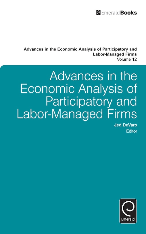 Front cover_Advances in the Economic Analysis of Participatory and Labor-Managed Firms