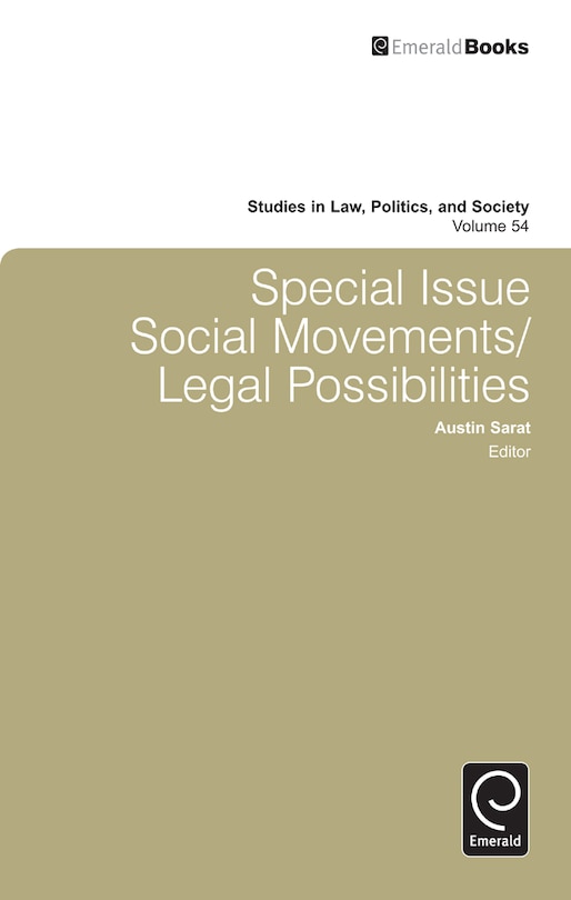 Front cover_Special Issue: Social Movements/Legal Possibilities