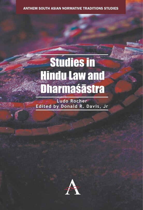 Front cover_Studies in Hindu Law and Dharmaśāstra
