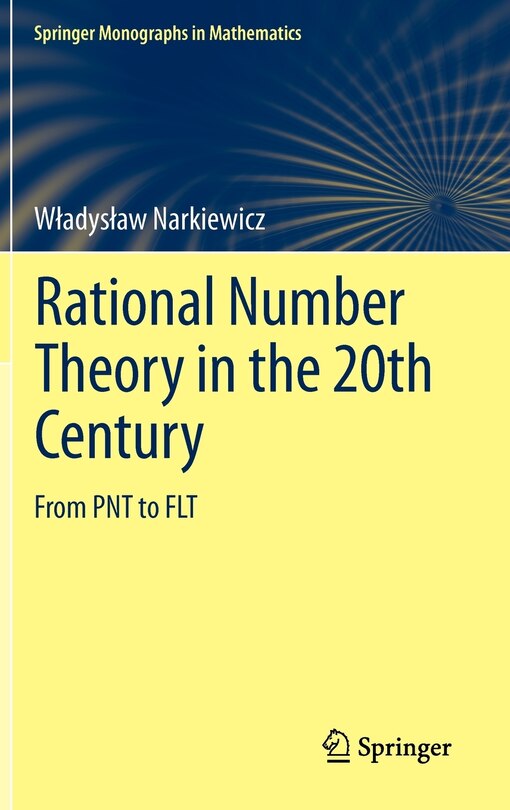 Front cover_Rational Number Theory in the 20th Century