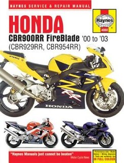 Front cover_Honda Cbr900rr Fireblade '00 - '03