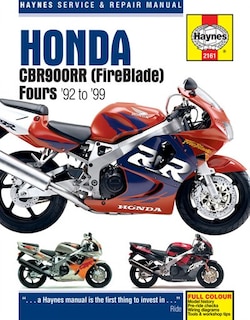 Front cover_Honda Cbr900rr (fireblade) Fours '92 To '99