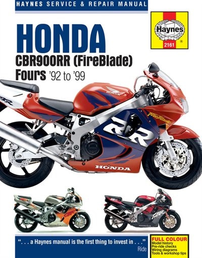 Front cover_Honda Cbr900rr (fireblade) Fours '92 To '99