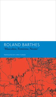 Couverture_Masculine, Feminine, Neuter and Other Writings on Literature