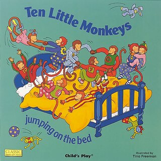 Front cover_Ten Little Monkeys Jumping On The Bed