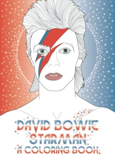 Front cover_David Bowie: Starman: A Coloring Book