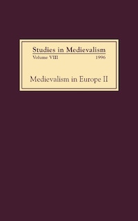 Front cover_Studies In Medievalism Viii