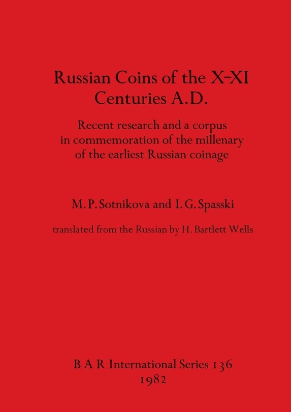 Couverture_Russian coins of the X-XI Centuries A.D.