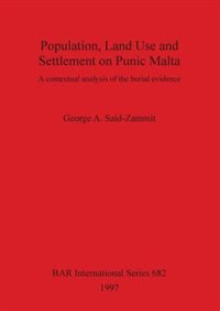 Front cover_Population, Land Use and Settlement on Punic Malta