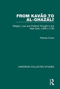 Front cover_From Kavad To Al-ghazali