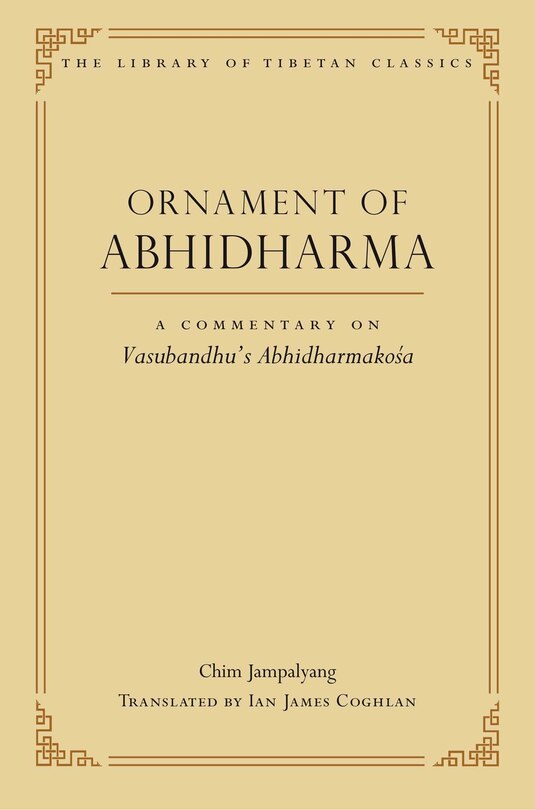 Front cover_Ornament of Abhidharma