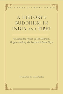 Front cover_A History of Buddhism in India and Tibet