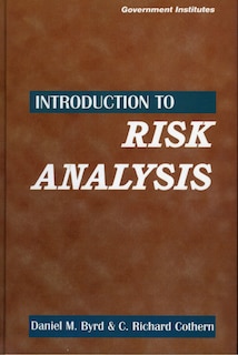 Front cover_Introduction to Risk Analysis