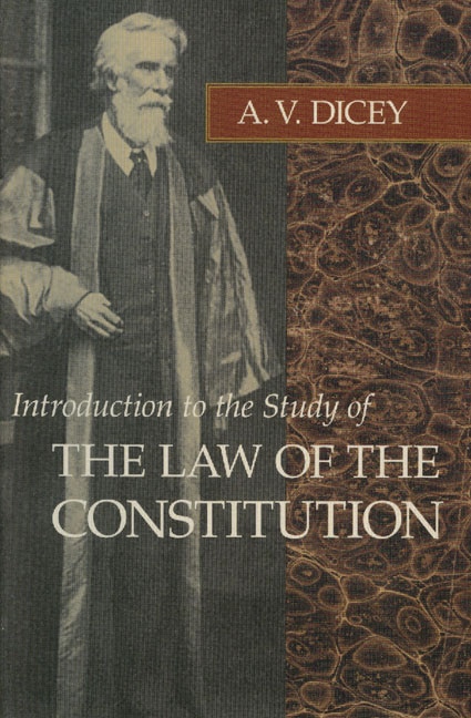 Couverture_Introduction To The Study Of The Law Of The Constitution