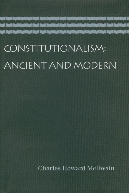 Couverture_Constitutionalism: Ancient And Modern