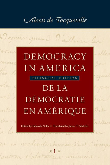Couverture_Democracy in America / De la démocratie en Amérique (in four volumes)