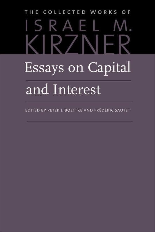 Couverture_Essays on Capital and Interest