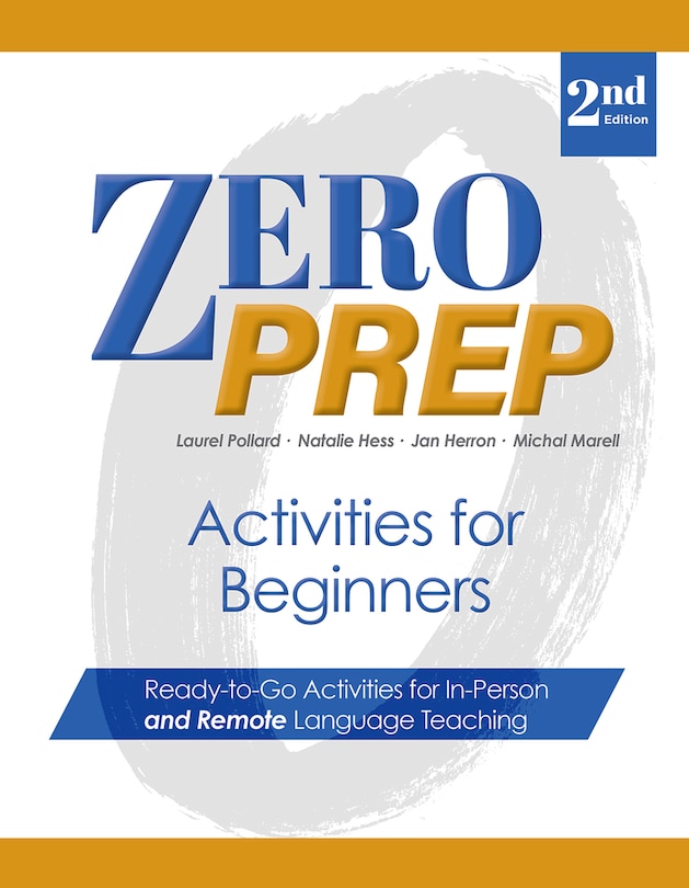 Couverture_Zero Prep Activities for Beginners