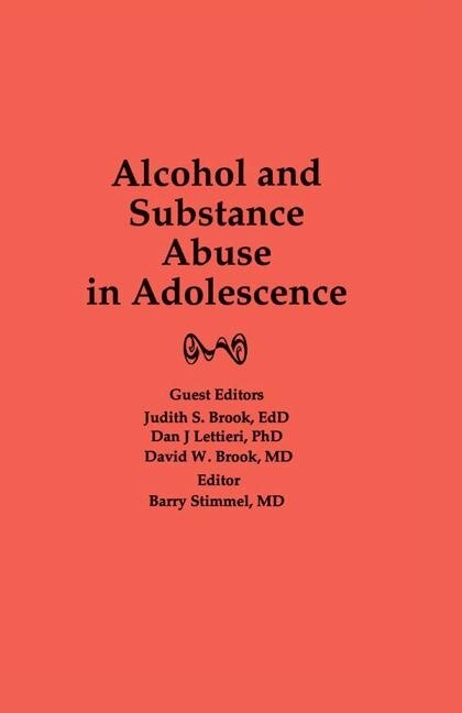 Couverture_Alcohol and Substance Abuse in Adolescence
