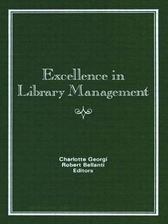 Couverture_Excellence In Library Management