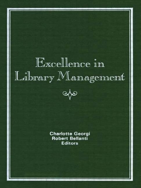 Couverture_Excellence In Library Management