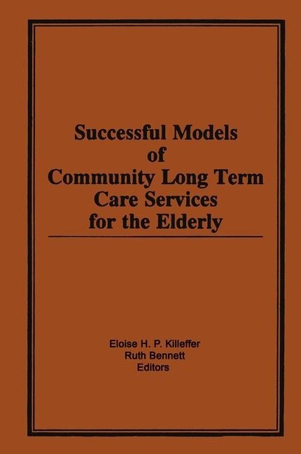 Couverture_Successful Models of Community Long Term Care Services for the Elderly