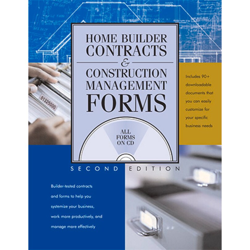 Couverture_Home Builder Contracts And Construction Management Forms