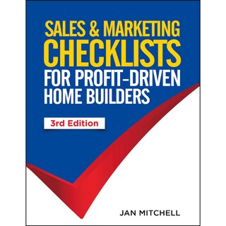 Front cover_Sales And Marketing Checklists For Profit-driven Home Builders