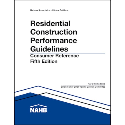 Residential Construction Performance Guidelines, Fifth Edition, Consumer Reference (pack Of 10)