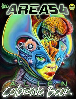 Front cover_Ron English's Area 54 Alien Coloring Book