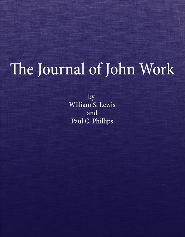 Front cover_The Journal of John Work