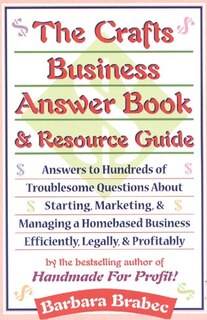 Front cover_The Crafts Business Answer Book & Resource Guide