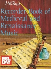 Recorder Book Of Medieval And Renaissance Music