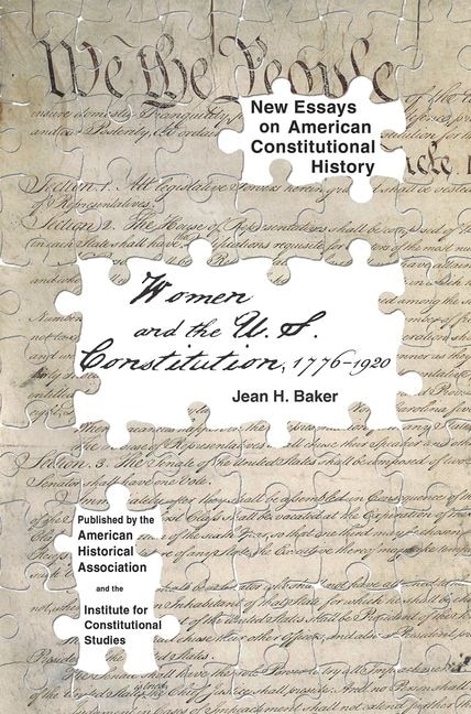 Front cover_Women and the U.S. Constitution: 1776-1920